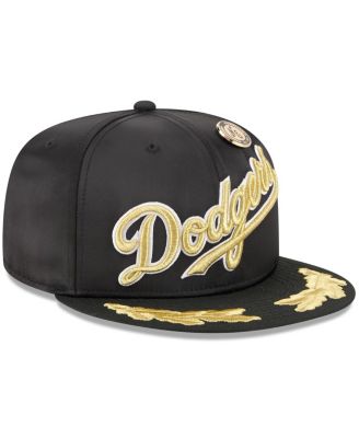 Men's Black Los Angeles Dodgers 2025 59FIFTY Day Gold Leaf 59FIFTY Fitted Hat