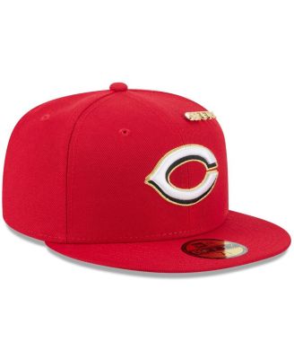 Men's Red Cincinnati Reds 2025 59FIFTY Day 59FIFTY Fitted with Pins Hat