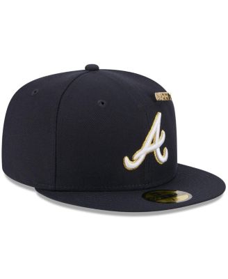 Men's Navy Atlanta Braves 2025 59FIFTY Day 59FIFTY Fitted with Pins Hat