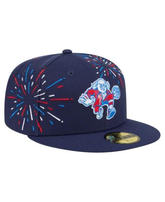 Men's Navy Philadelphia 76ers Americana Fireworks 59FIFTY Fitted Hat