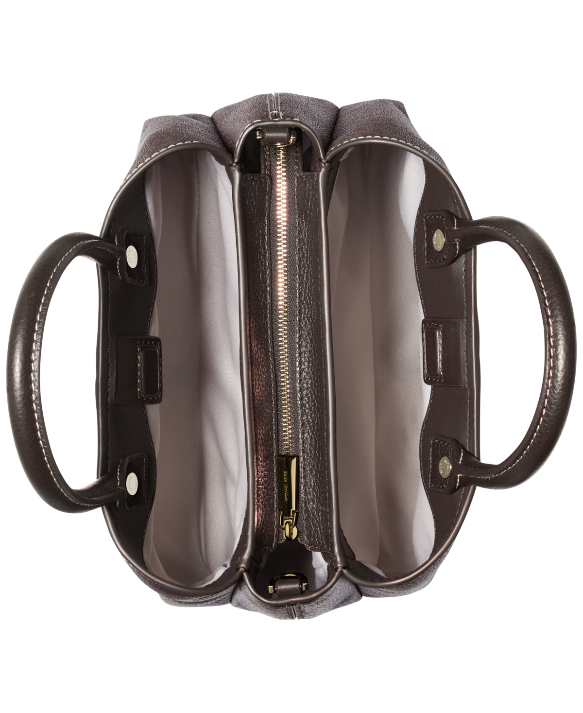 Michael Kors Michael  Flora Medium Satchel In Brown