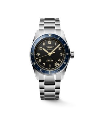 Men's Spirit Zulu Time Automatic Stainless-Steel Watch, 39mm
