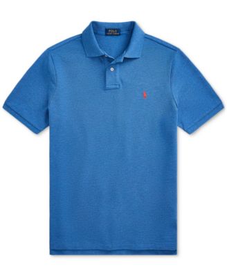 Men's Cotton Custom Slim Fit Mesh Polo Shirt