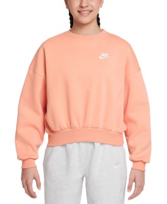 Nike - Big Girls Sportswear Club Fleece Crewneck Sweatshirt