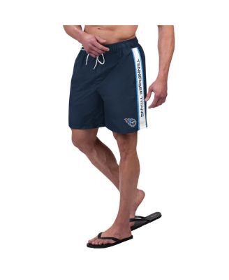 G-III Sports by Carl Banks - Men's Navy Tennessee Titans Streamline Volley Swim Shorts