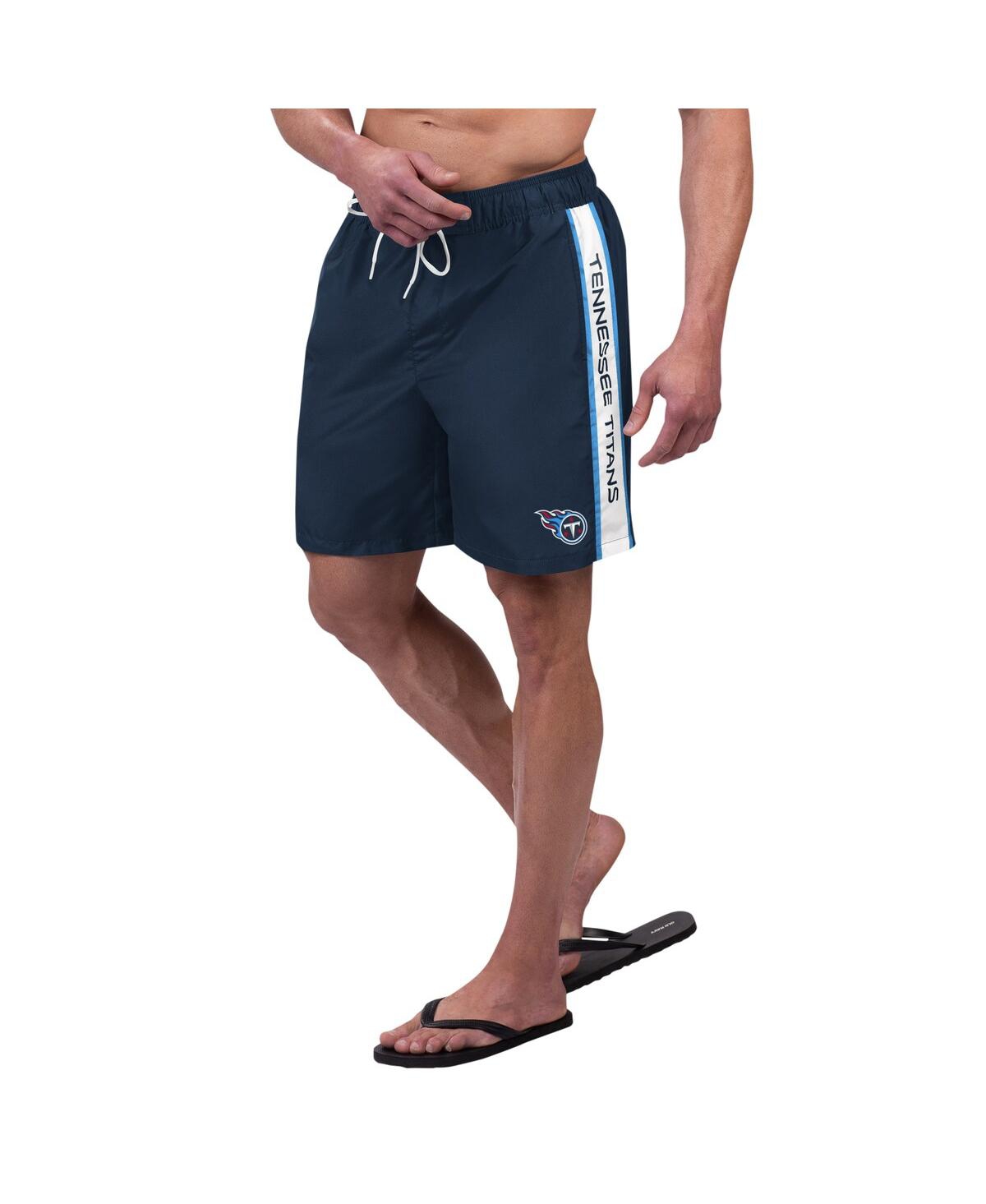Men's Navy Tennessee Titans Streamline Volley Swim Shorts - Navy