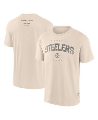 Fanatics - Men's Cream Pittsburgh Steelers Elements Weathered Tonal Future Ground T-Shirt