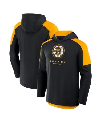 Fanatics - Men's Black Boston Bruins Meta Game Transitional Pullover Hoodie