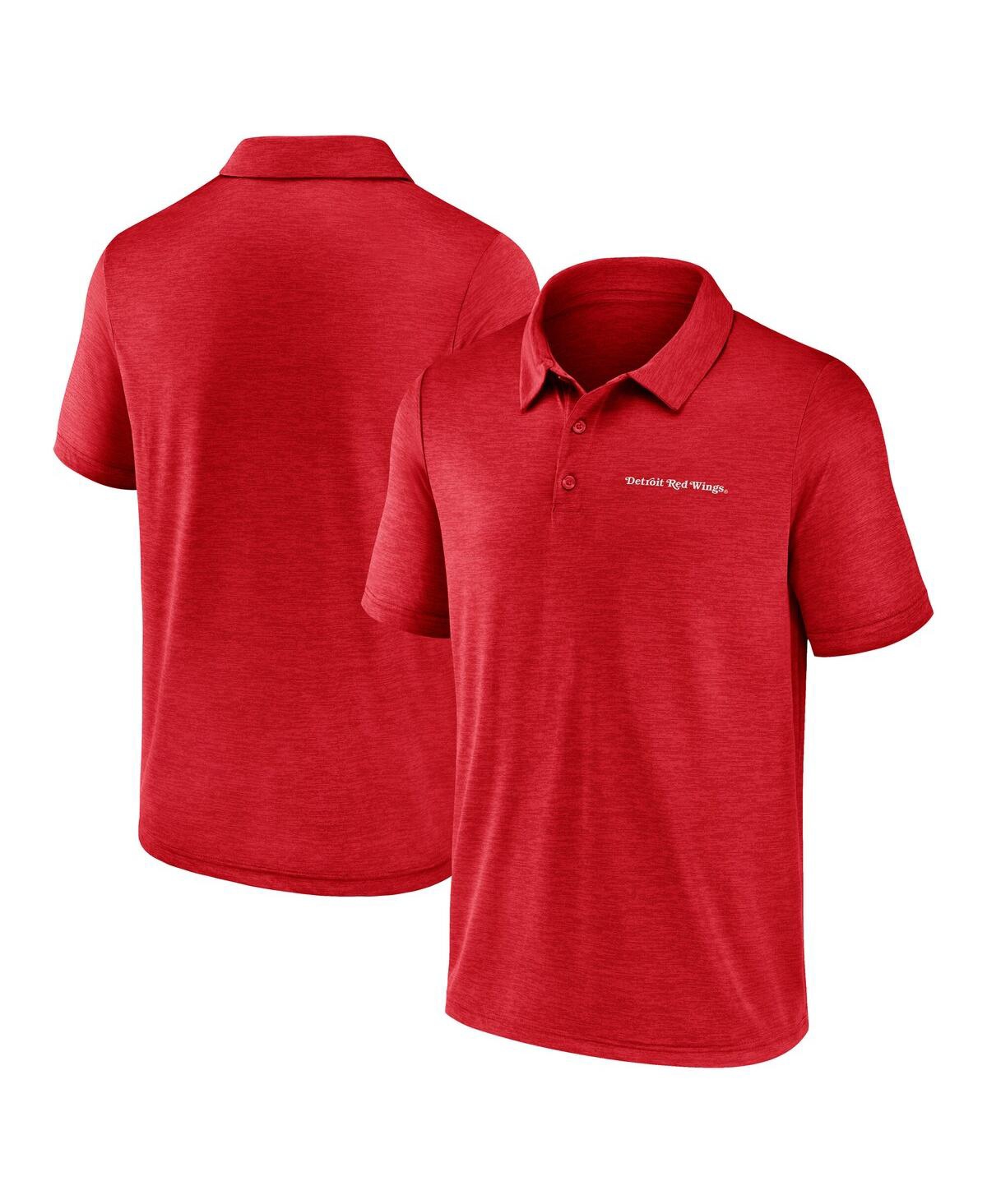 Men's Red Detroit Red Wings Unstoppable Polo Shirt - Red