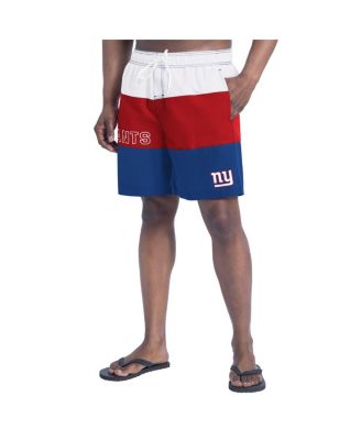 G-III Sports by Carl Banks - Men's Royal/Red New York Giants Sunrise Volley Swim Shorts