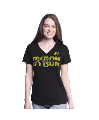 G-III 4Her by Carl Banks - Women's&nbsp;Black William Byron Batter Up V-Neck T-Shirt
