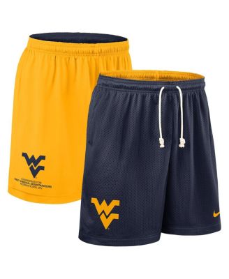 Nike - Men's Navy/Gold West Virginia Mountaineers 2025 Sideline Reversible Performance Shorts
