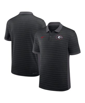 Nike - Men's Black Georgia Bulldogs 2025 Early Season Coaches Sideline Victory Stripe Performance Polo