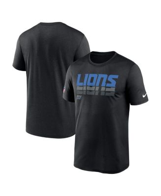 Nike - Men's Black Detroit Lions Sideline Legend Performance T-Shirt