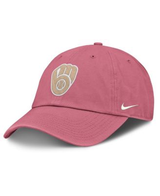 Nike - Men's and Women's Pink Milwaukee Brewers Club Adjustable Hat