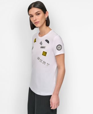 Women's Pins And Patches Crewneck T-Shirt
