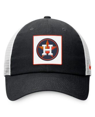 Men's Black Houston Astros Rise Adjustable Trucker Hat