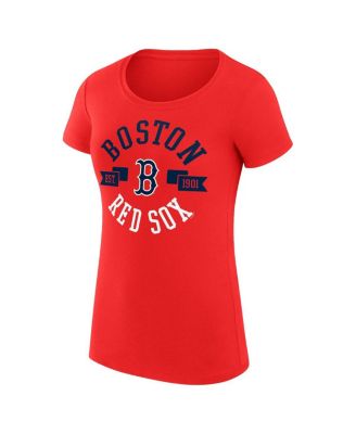 Women's Red Boston Red Sox City Graphic Fitted T-Shirt