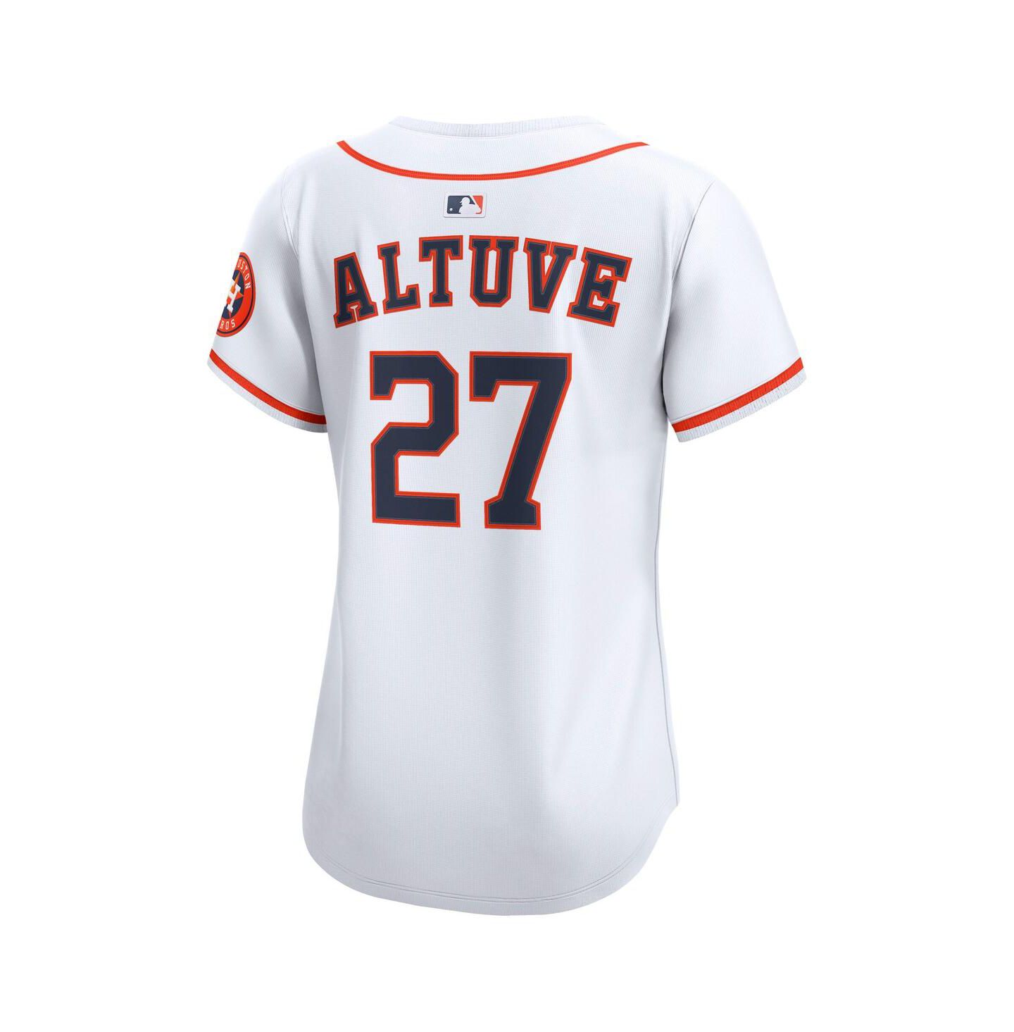 Женский топ Nike Jose Altuve White Houston Astros Home Limited Jersey — фото 3
