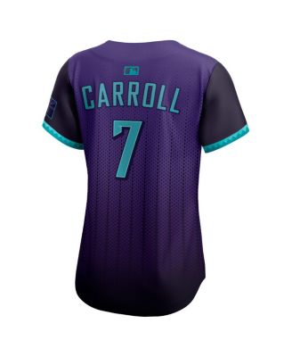 Women's Corbin Carroll Purple Arizona Diamondbacks 2025 City Connect Limited Player Jersey