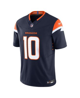 Men's Bo Nix Navy Denver Broncos Alternate Vapor F.U.S.E. Limited Jersey