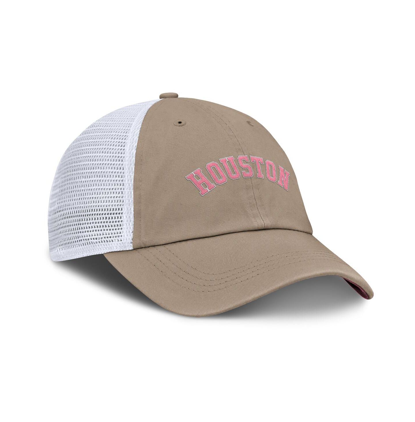 Кепка Nike Khaki/White Houston Astros Club Trucker Adjustable Hat — фото 3