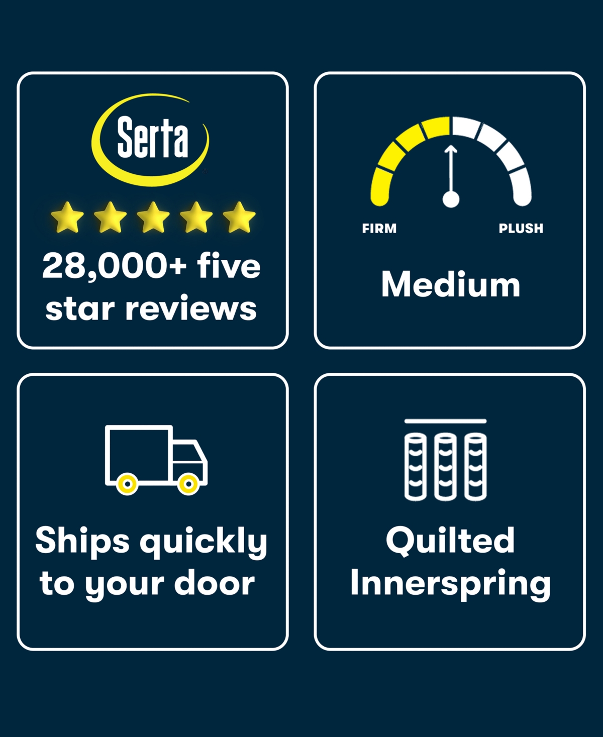 Serta Dream Haven 10" Medium Tight Top Mattress In A Box