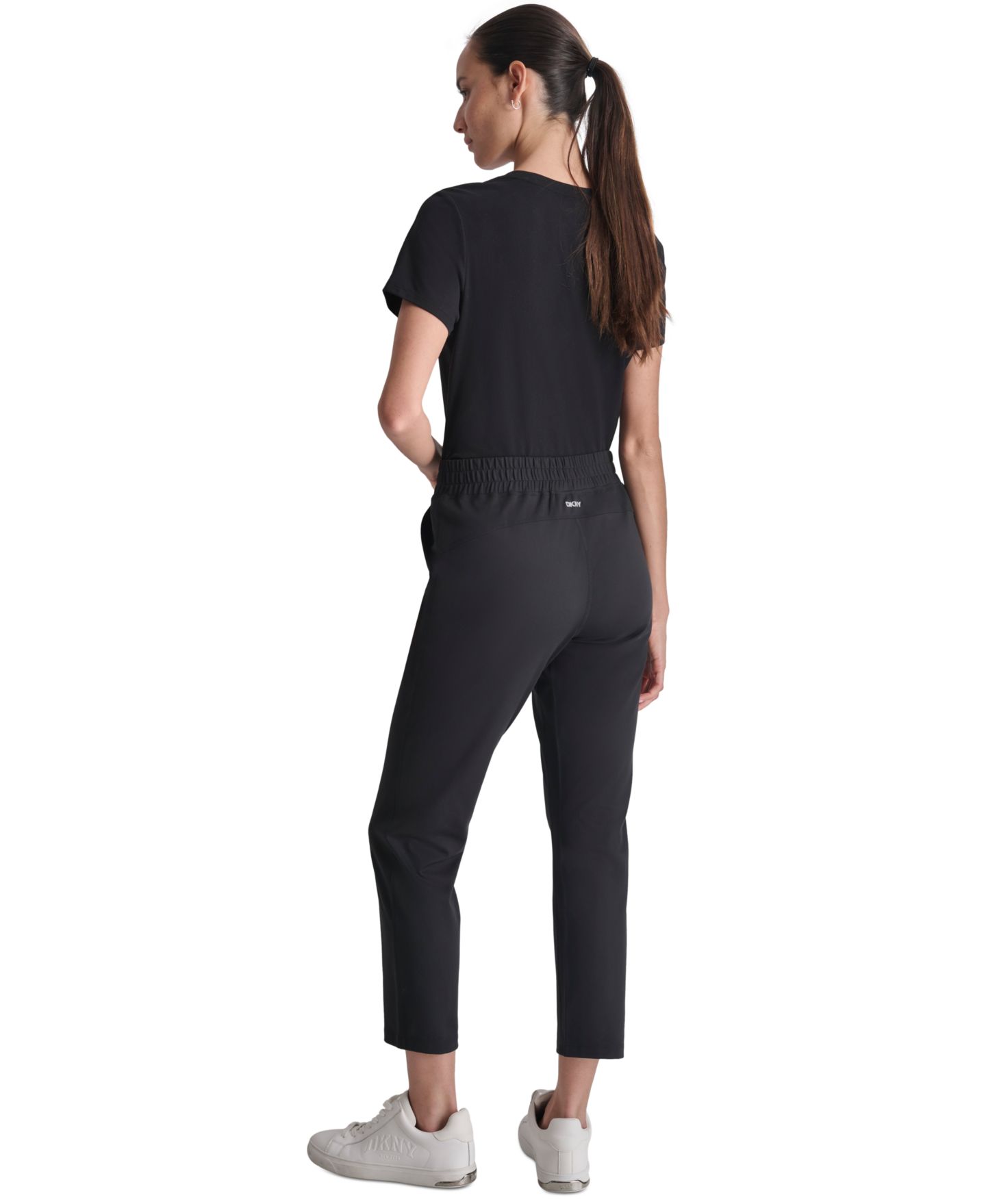Женские брюки DKNY Sport Balance Compression Ankle, цвет: Чёрный — фото 5