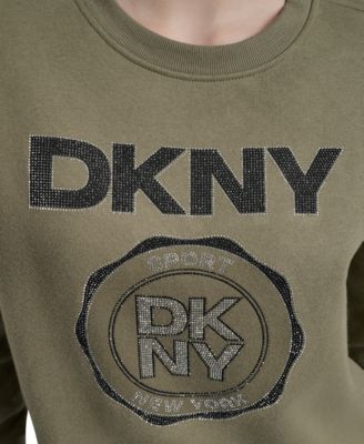 Women's Medallion-Logo Crewneck Sweatshirt