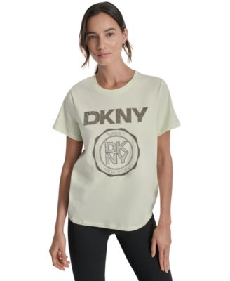 DKNY - Women's Medallion Logo Crewneck T-Shirt