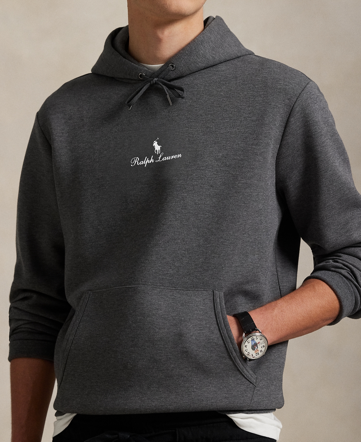 Polo Ralph Lauren Men's Logo Double-Knit Hoodie