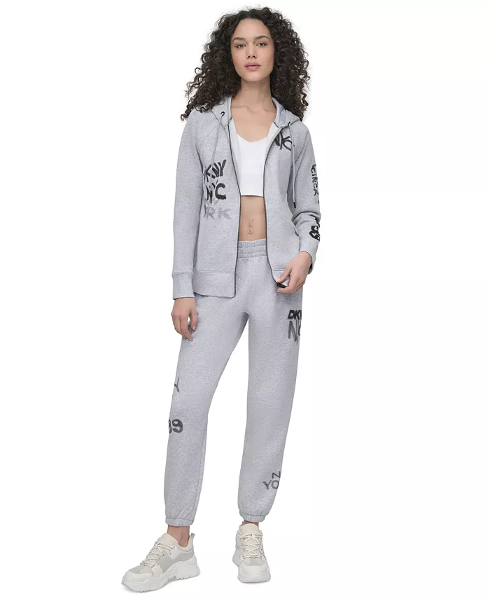 Women's Graffiti Logo Full-Zip Hoodie - thumbnail 5