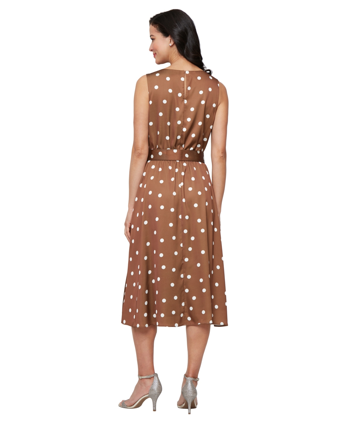 Sl Fashions Belted A-line Dress