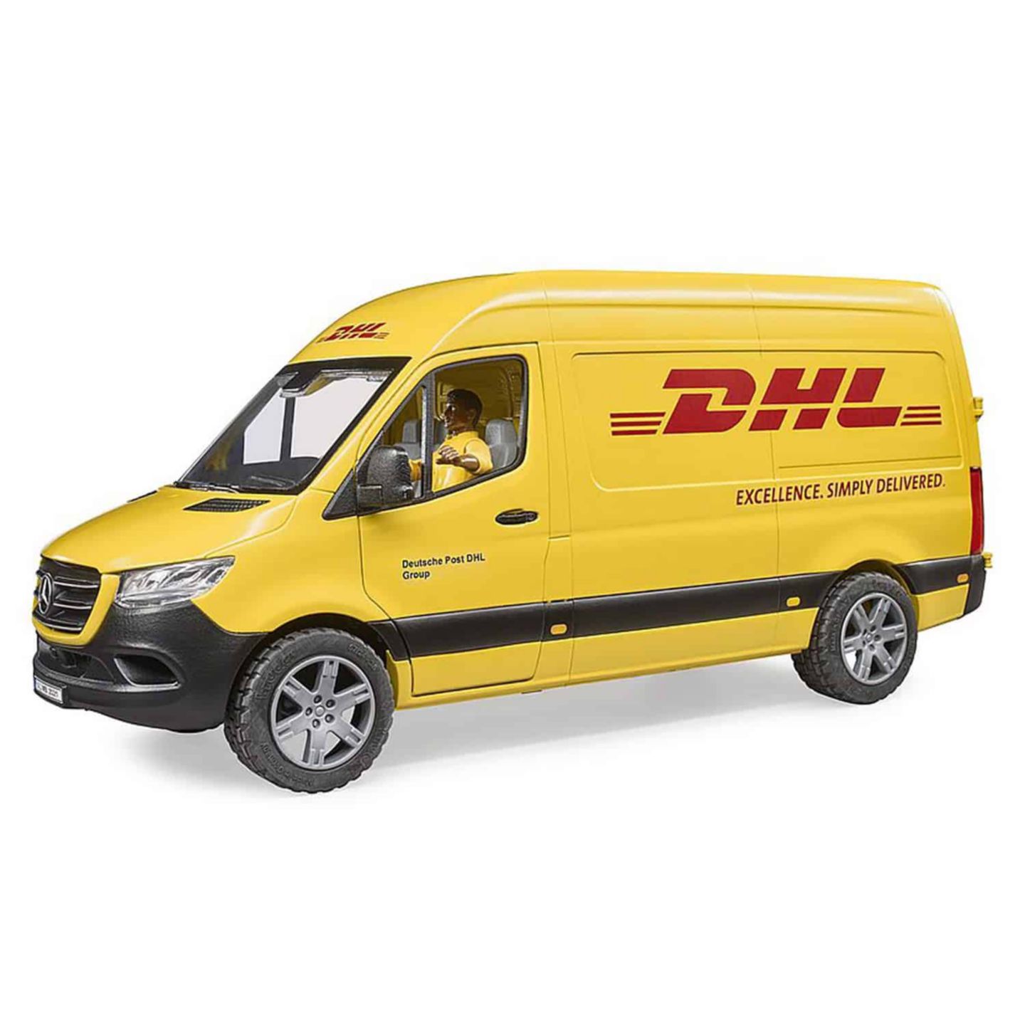 Детская игрушка Bruder 1/16 Scale DHL Mercedes-Benz Sprinter Toy Delivery Van, 6271 — фото 2