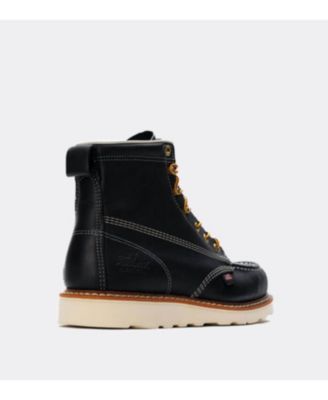 Men's American Heritage 6" Black Moc Toe Work Boots for Men