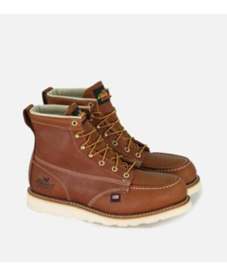 Men's American Heritage 6" Tobacco Safety Toe Work Boots for Men