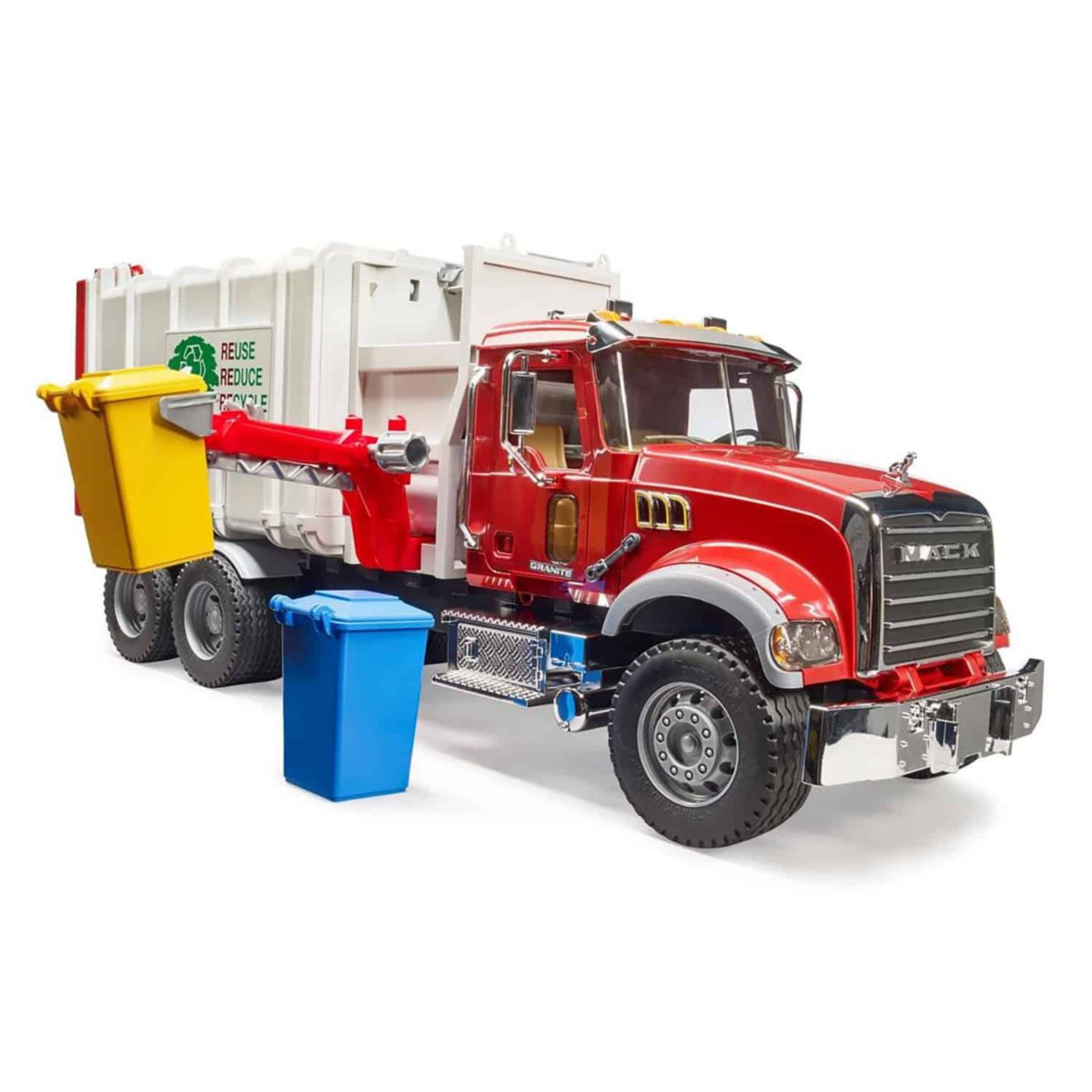 Детская игрушка Bruder 1/16 Mack Granite Side Loading Garbage Truck — фото 1