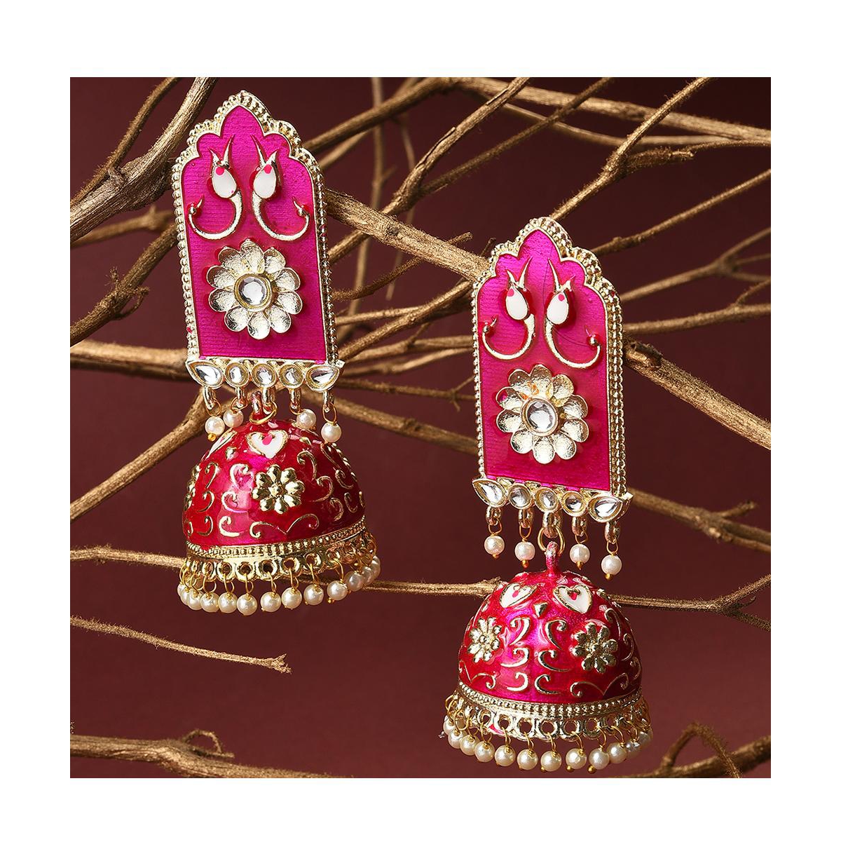 Sohi Floral Drop Earrings