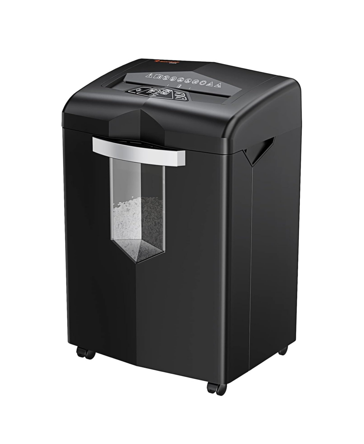 Heavy Duty Paper Shredder, 20 Sheet 40 Mins Large Office Crosscut Shredder for Commercial Use, Anti-Jam System & P-4 High Security Supports Cd