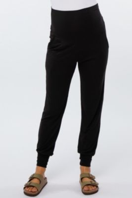 Maternity Navy Blue Band Jogger Pants