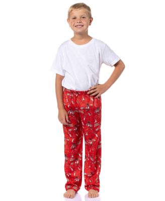 Big Boys Character AOP Tossed Mighty Morphin Lounge Pajama Pants