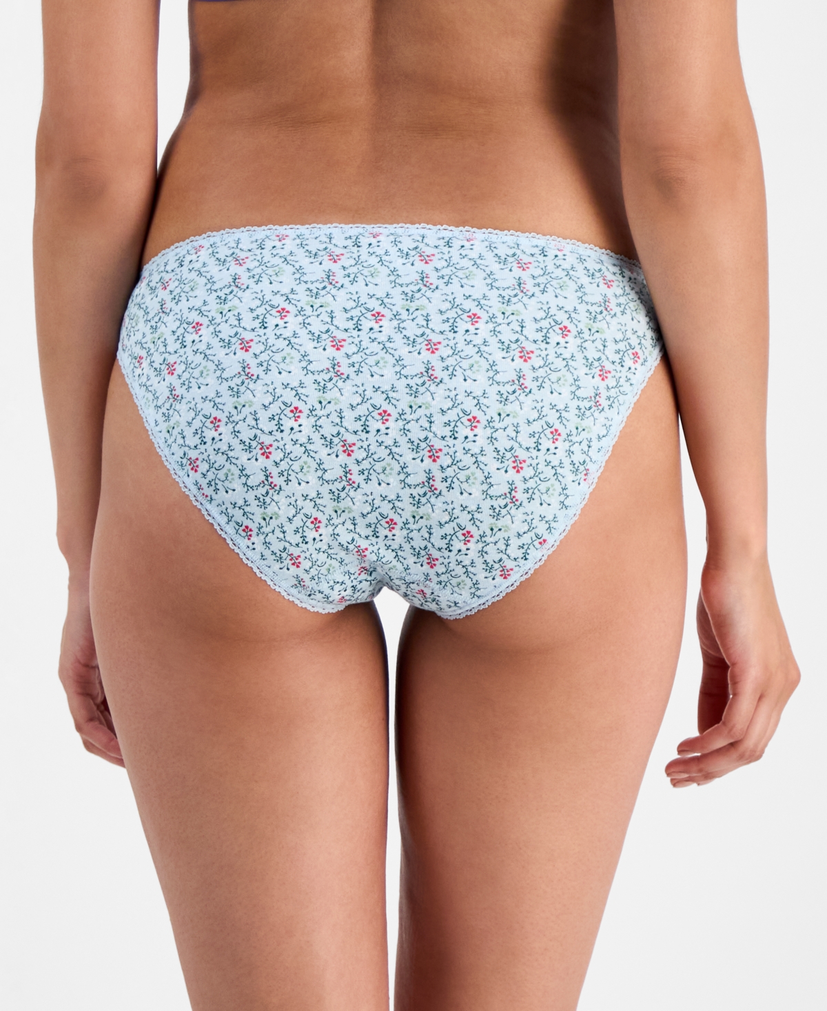 Charter Club Women's Everyday Cotton Bikini Underwear, Created For Macy's In Multi