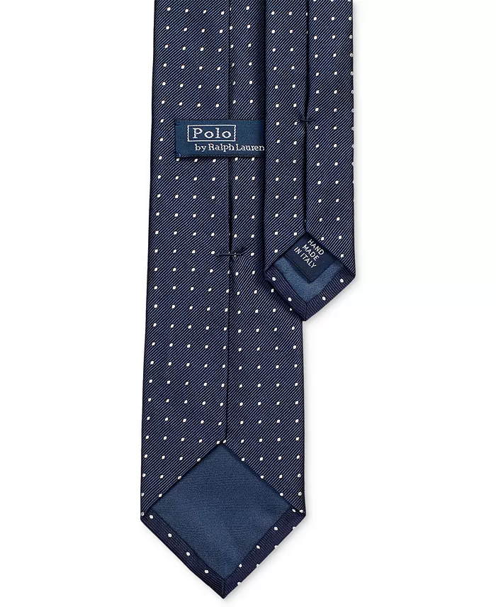 Men's Polka-Dot Silk Repp Tie - thumbnail 2