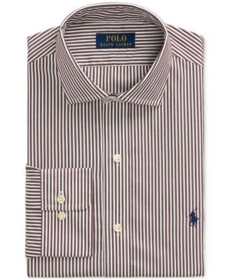 Men's Classic-Fit Striped Poplin Shirt