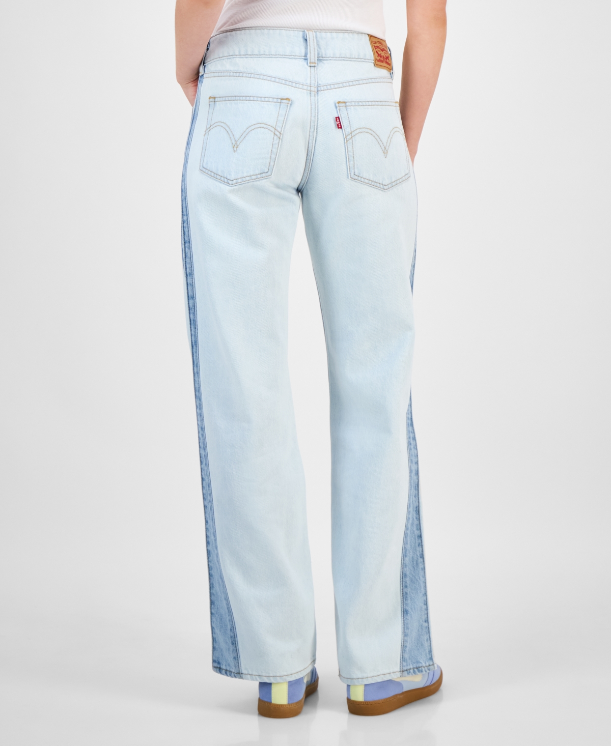 Levi's Women's Superlow Straight-leg Loose Jeans In Multi