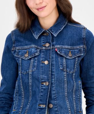 Women's Original Cotton Denim Trucker Jacket, XS-4X