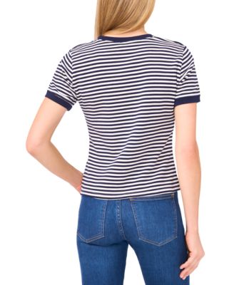 Women's Striped Ringer Baby T-Shirt