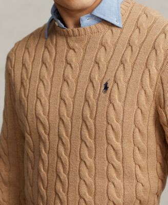 Men's Cable-Knit Cotton Sweater