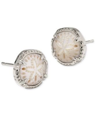 Kendra Scott - Gold-Tone Sand Dollar Mother-of-Pearl Stud Earrings