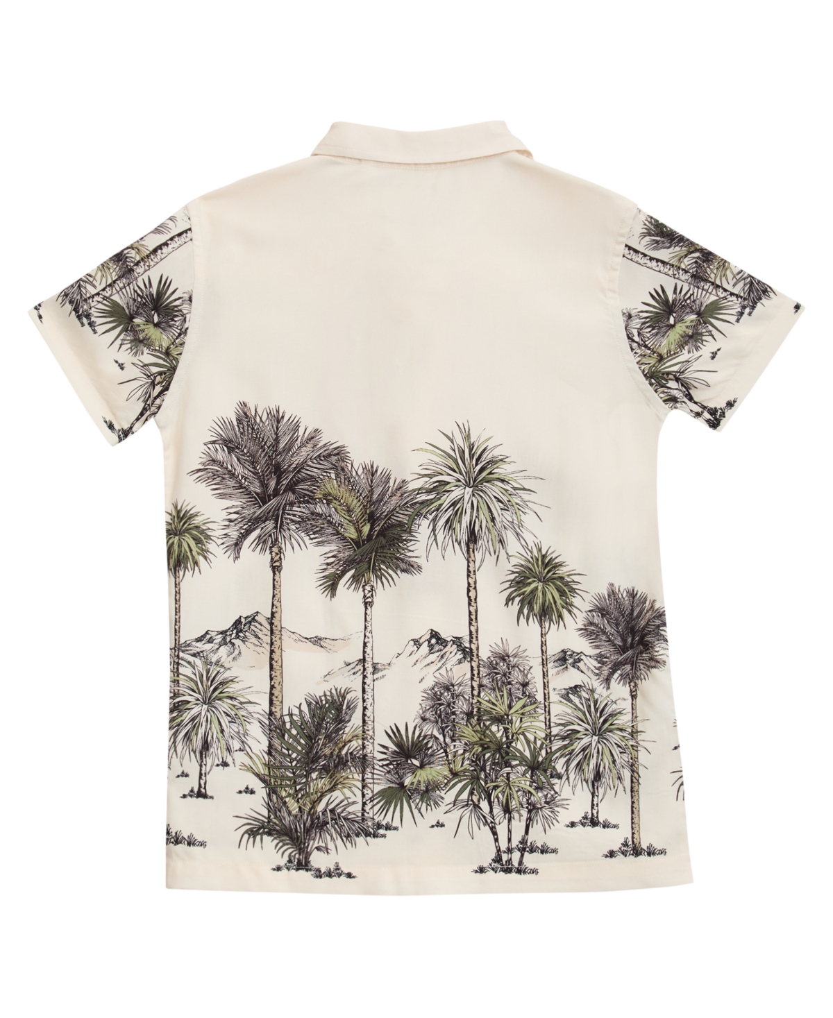 Guess Big Boys Short Sleeve Button Down Shirt In Neutral